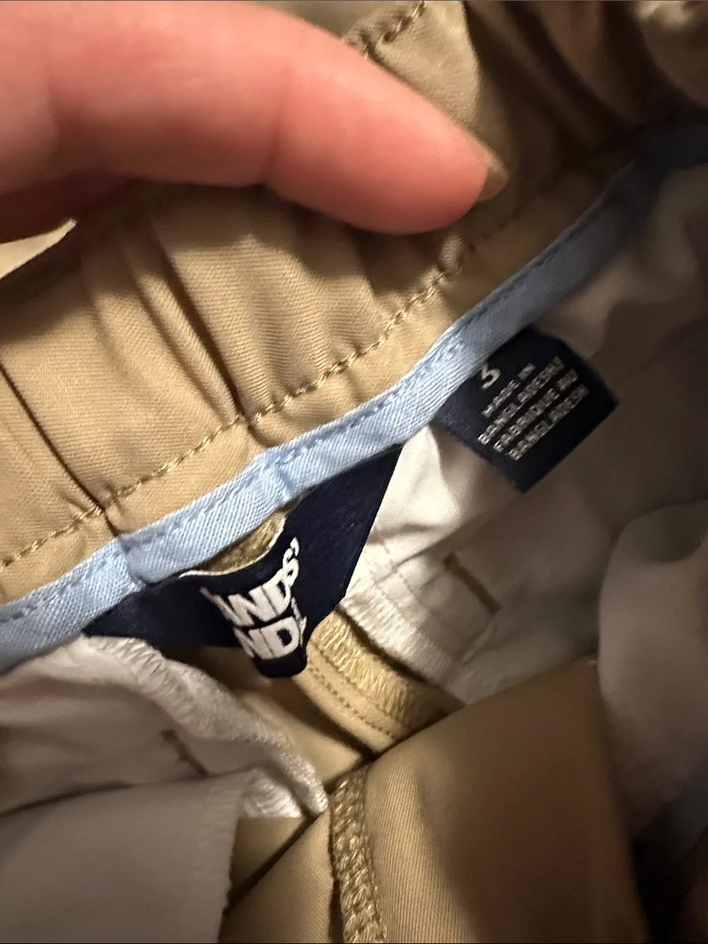 Lands End and The Children's Place Boys Uniform Beige/Tan Chino Pants Set